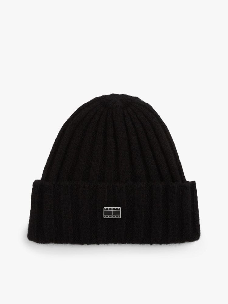 Gorro Heritage Plaque em Lã Mista