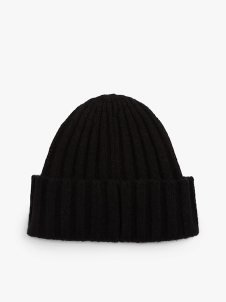 Gorro Heritage Plaque em Lã Mista