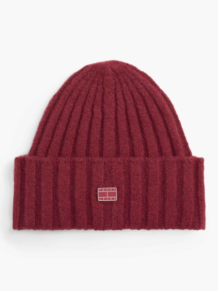 Gorro Heritage Plaque em Lã Mista