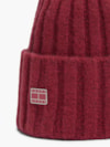 Gorro Heritage Plaque em Lã Mista