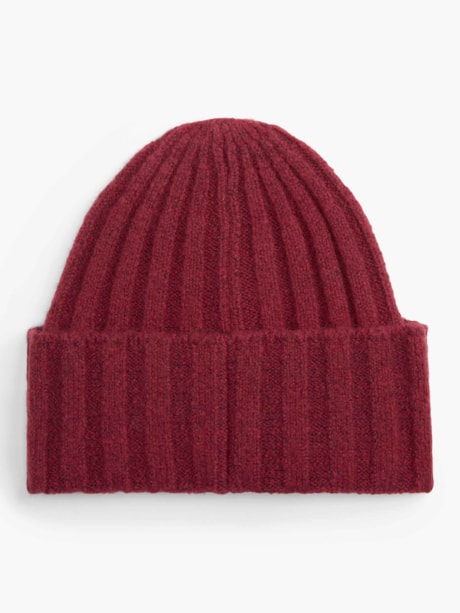 Gorro Heritage Plaque em Lã Mista