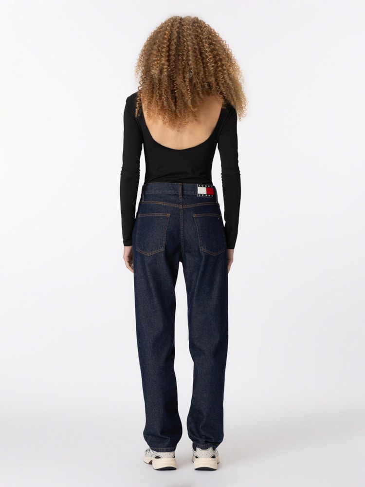 High Rise Slim Straight Leg Jeans