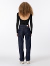 High Rise Slim Straight Leg Jeans