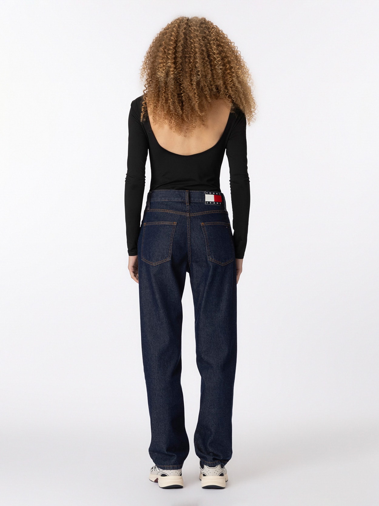 High Rise Slim Straight Leg Jeans