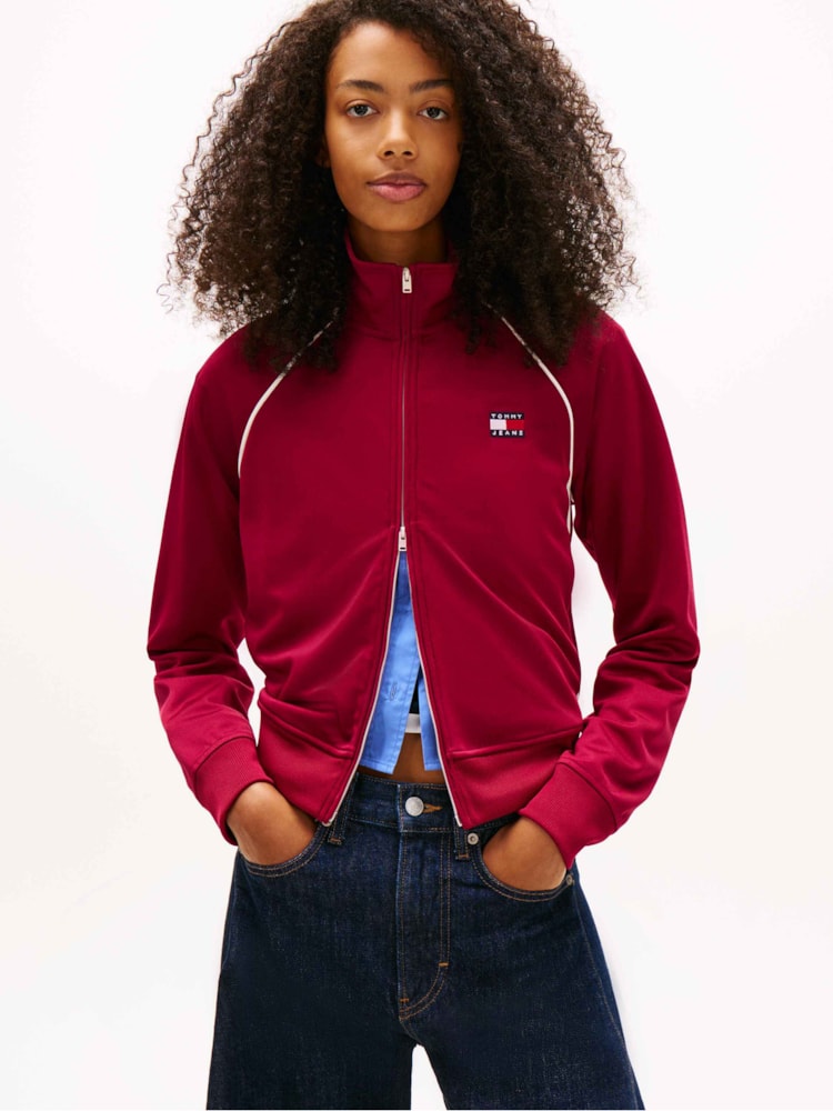 Jaqueta Esportiva Tommy Badge Interlock