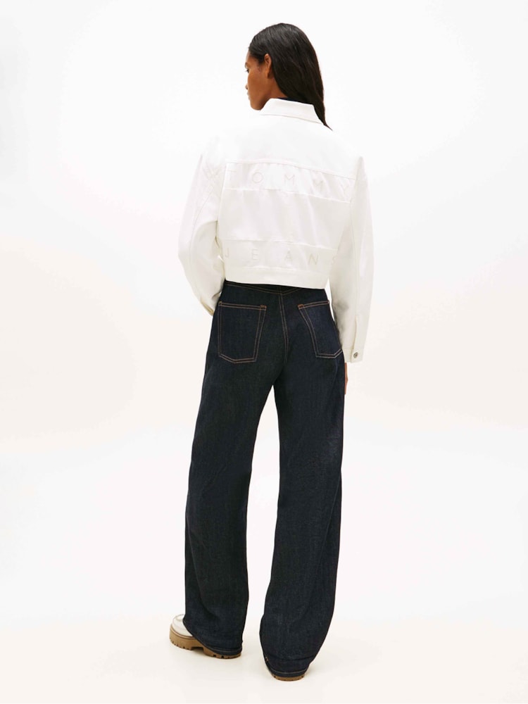 Jaqueta Jeans Oversized Cropped Trucker