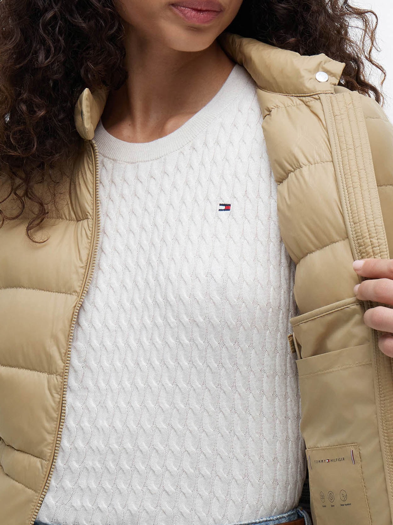 Jaqueta Puffer Slim Leve com Enchimento de Plumas