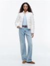 Jaqueta Puffer Slim Leve com Enchimento de Plumas