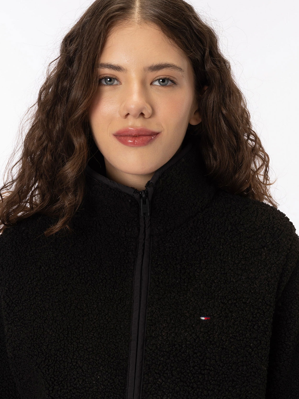 Jaqueta Teddy Fleece com Zíper