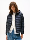 Jaqueta Tommy Hilfiger Leve Acolchoada com Listras