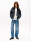 Jaqueta Tommy Hilfiger Leve Acolchoada com Listras