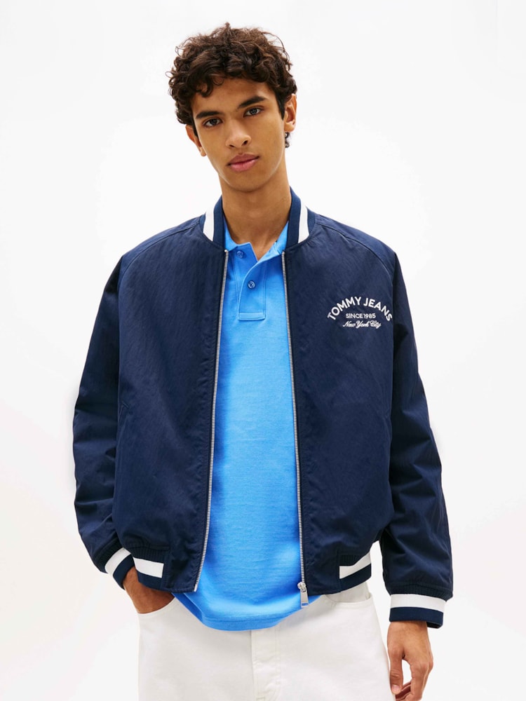 Jaqueta Varsity Nylon Bomber