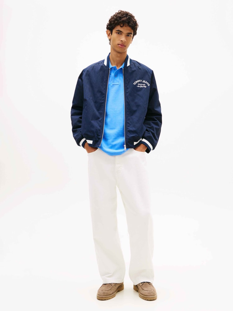 Jaqueta Varsity Nylon Bomber