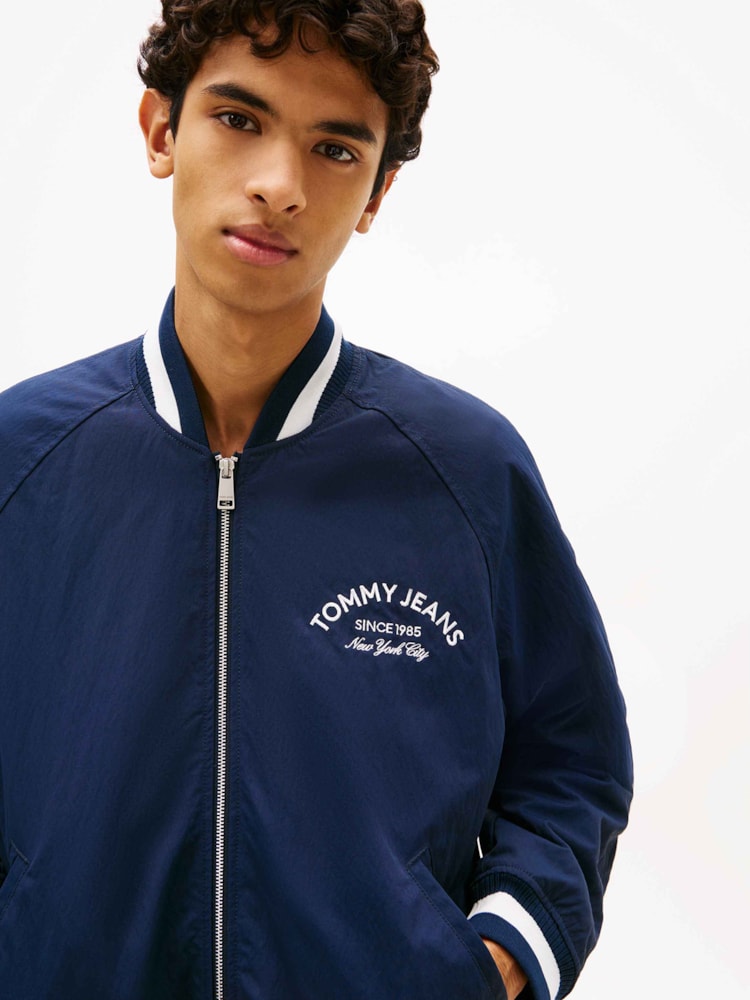 Jaqueta Varsity Nylon Bomber