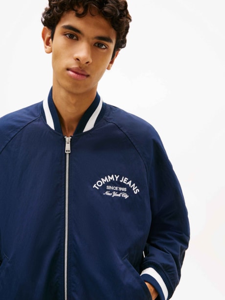 Jaqueta Varsity Nylon Bomber