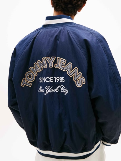 Jaqueta Varsity Nylon Bomber