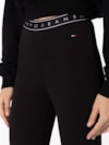 Legging Slim de Comprimento Total com Fita de Logo