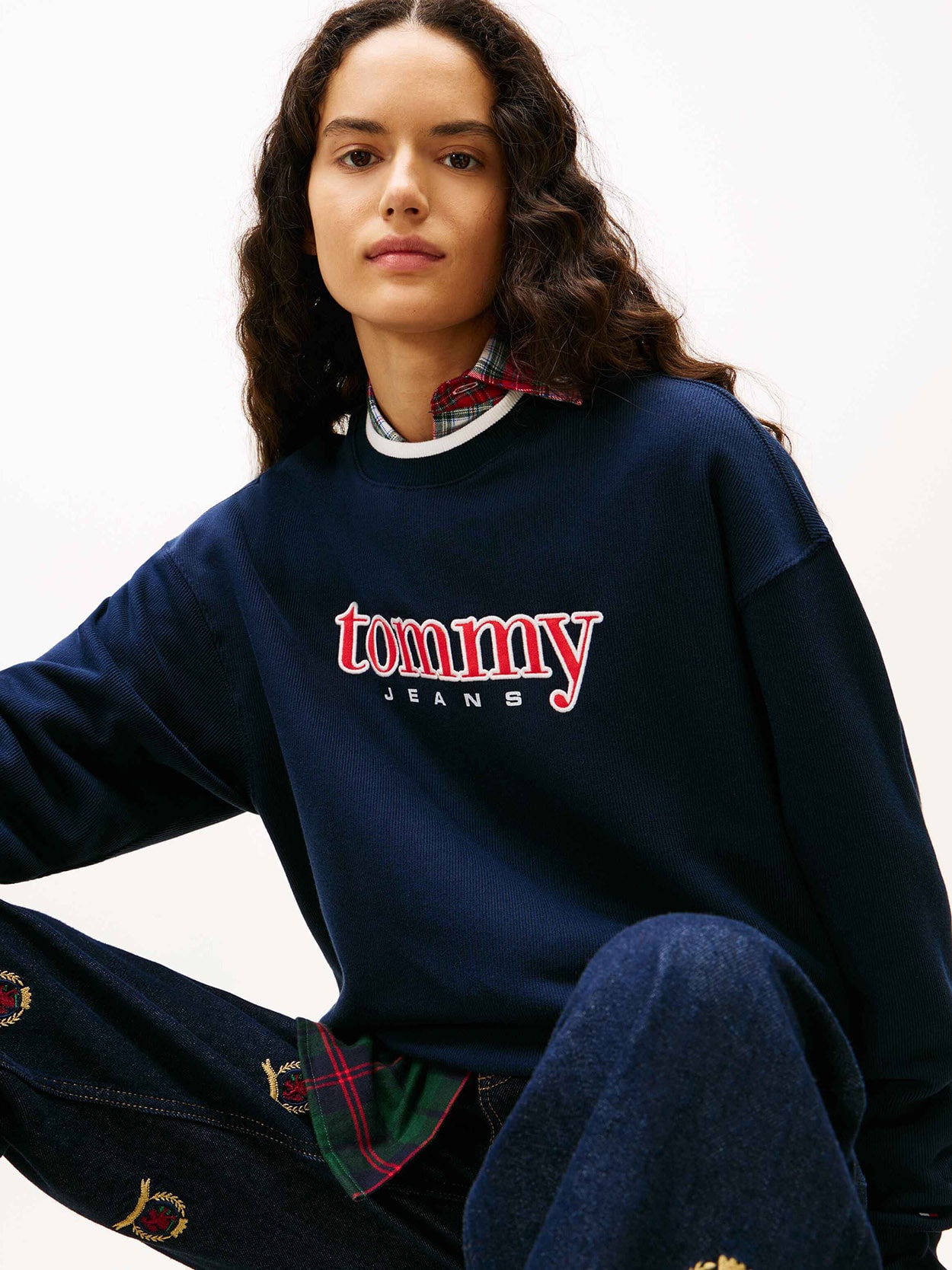 Moletom Boxy Fleece com Aplicação de Logo