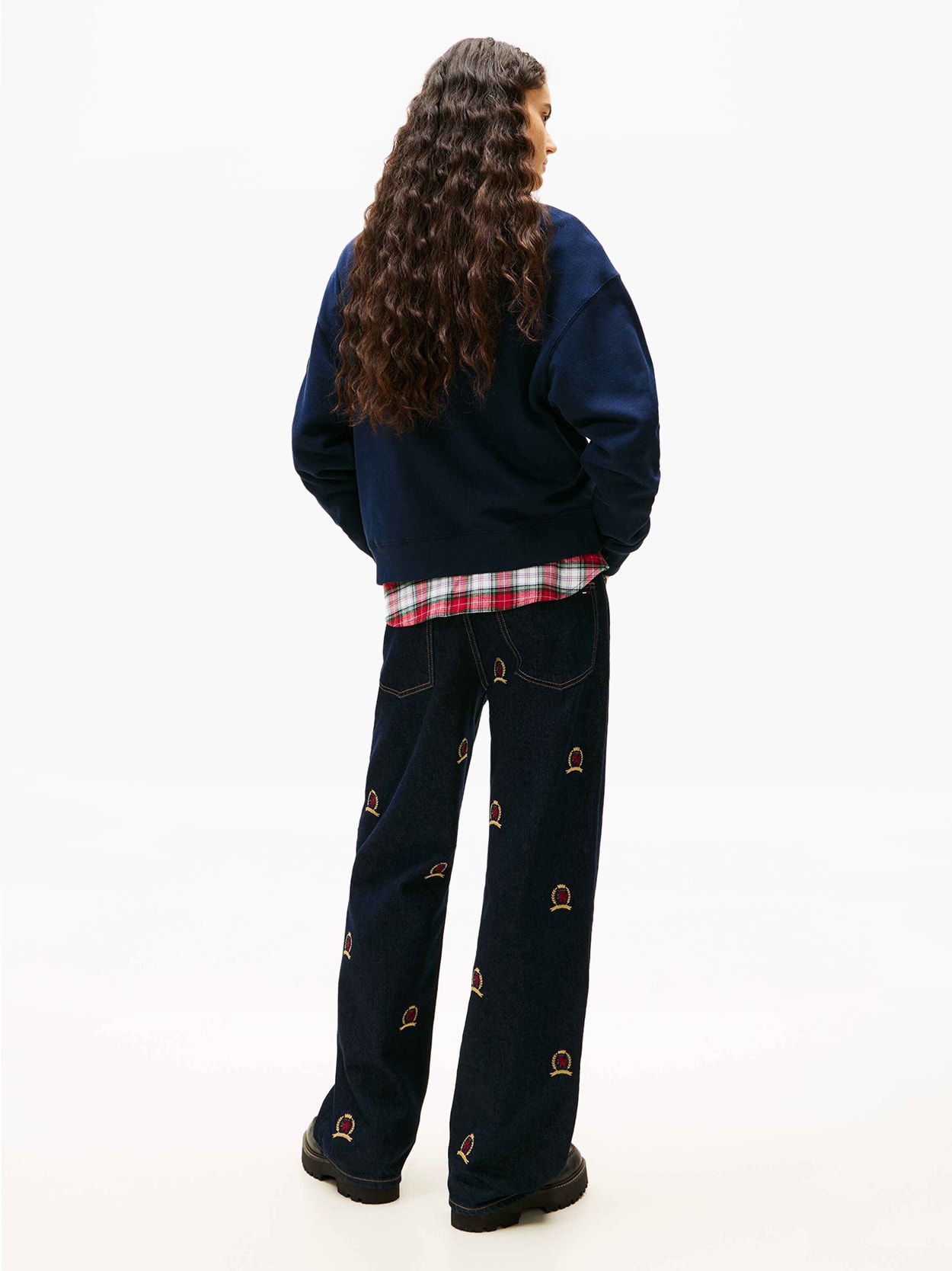 Moletom Boxy Fleece com Aplicação de Logo