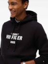 Moletom com Capuz em Fleece e Bordado de Logo