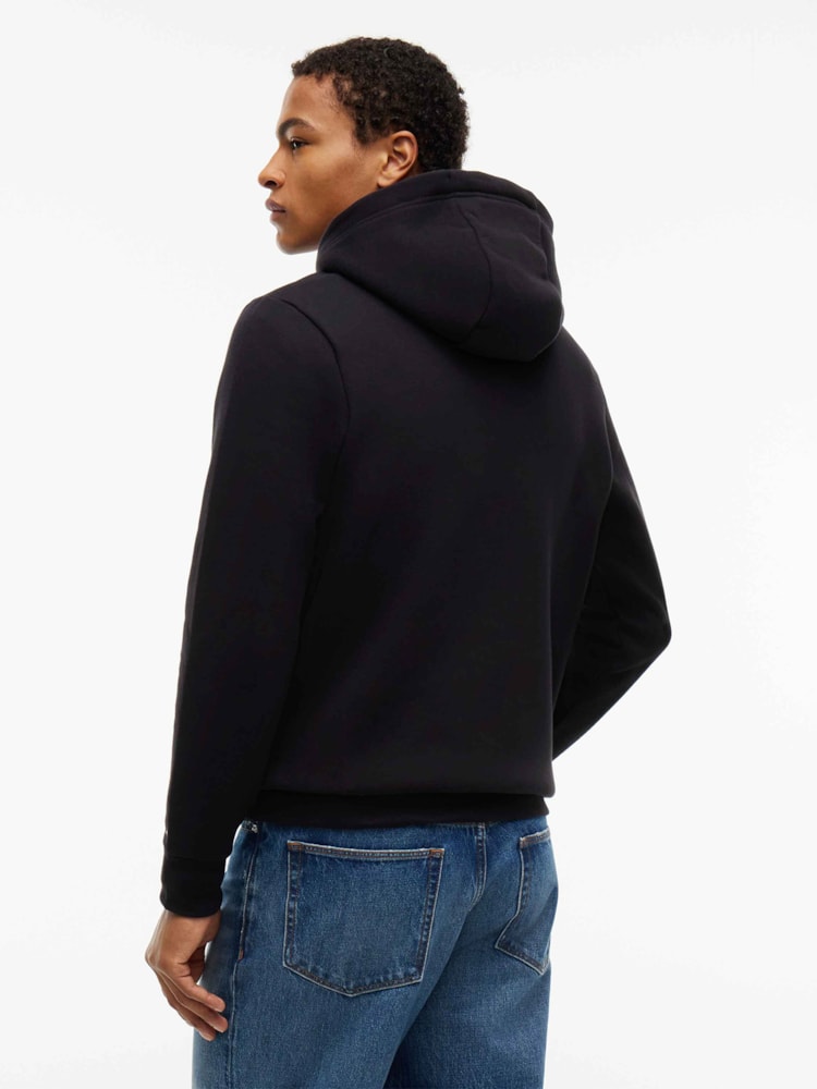 Moletom com Capuz em Fleece e Bordado de Logo