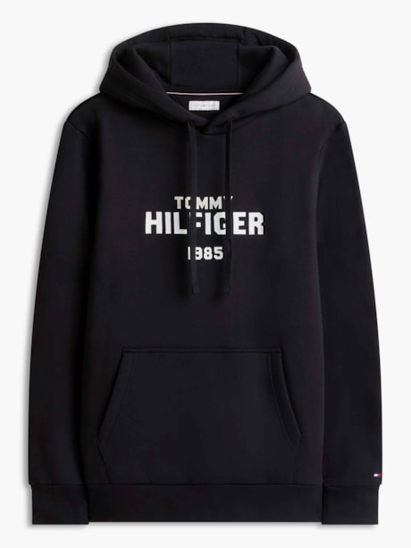 Moletom com Capuz em Fleece e Bordado de Logo
