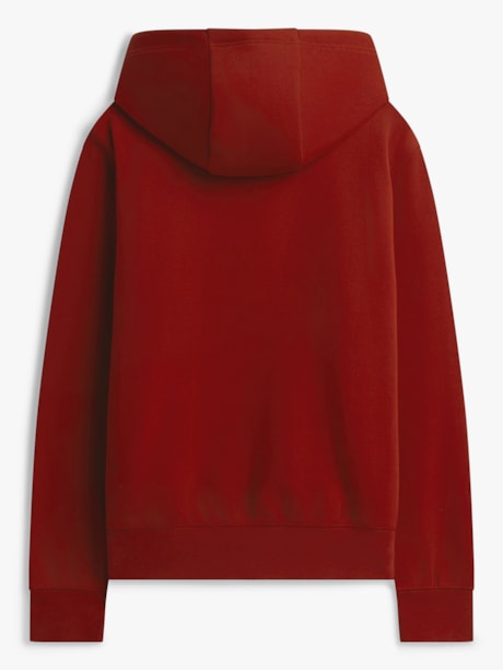 Moletom com Capuz em Fleece e Bordado de Logo Bandeira