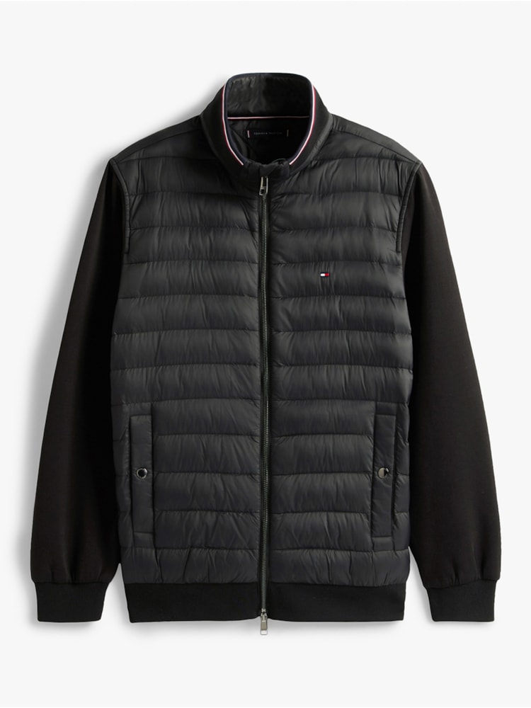 Moletom Intechno com Textura Mista Puffer