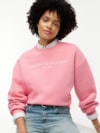 Moletom Relaxed em Fleece com Logo