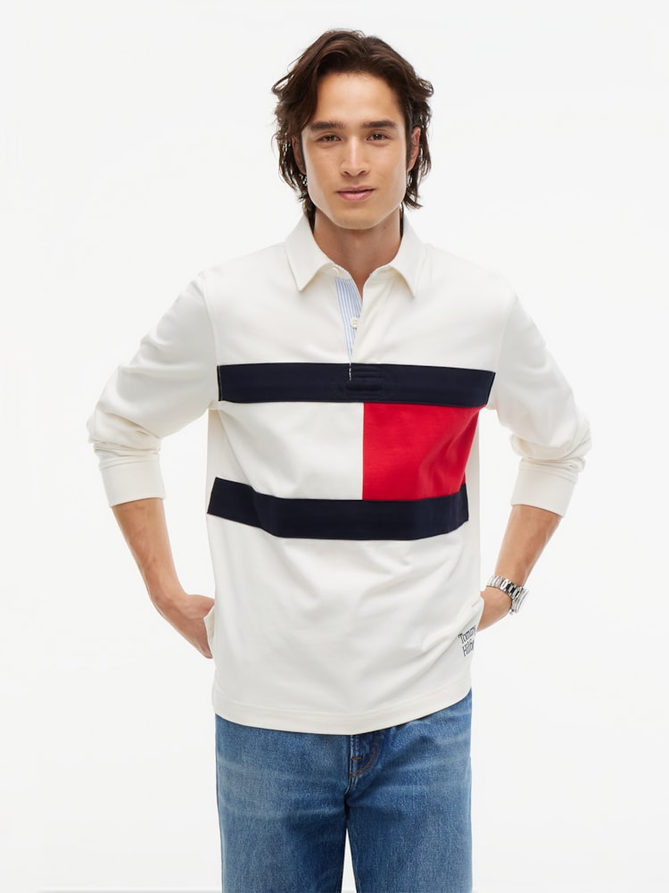 Moletom Rugby Bandeira Color Block