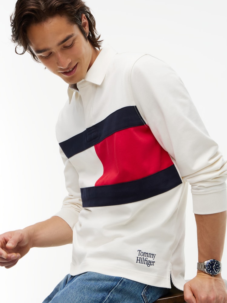 Moletom Rugby Bandeira Color Block