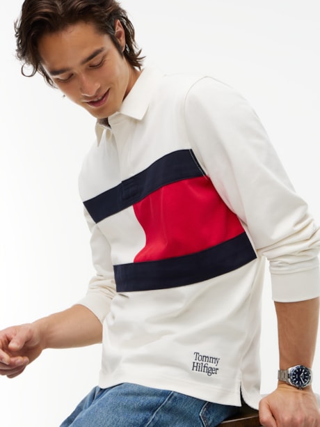 Moletom Rugby Bandeira Color Block