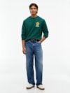 Moletom Varsity Emblema Redondo Regular