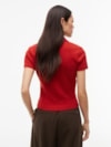 Polo Botão Dourado Slim Fit