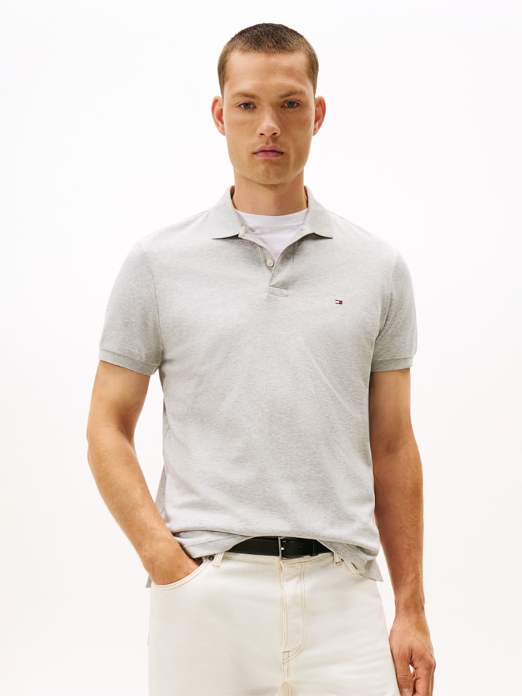Polo de Modelagem Regular com Bordado da Bandeira