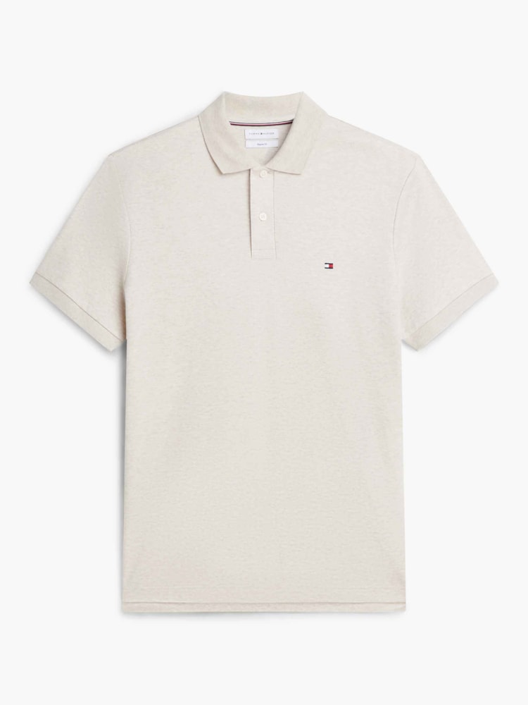 Polo de Modelagem Regular com Bordado da Bandeira