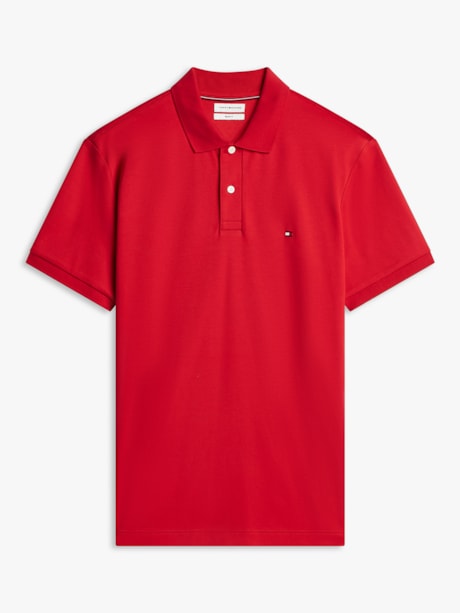 Polo de Modelagem Regular com Bordado da Bandeira