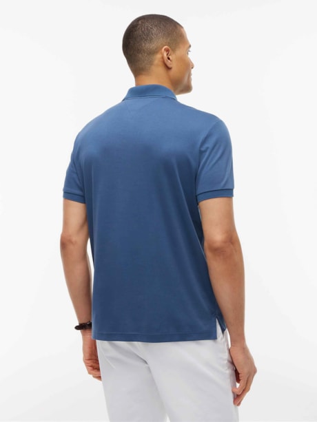 Polo de Modelagem Regular com Bordado da Bandeira