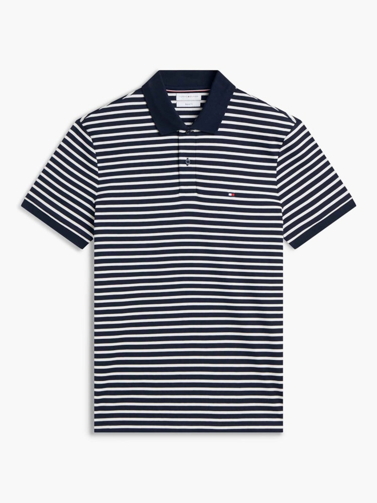 Polo de Modelagem Regular com Bordado da Bandeira