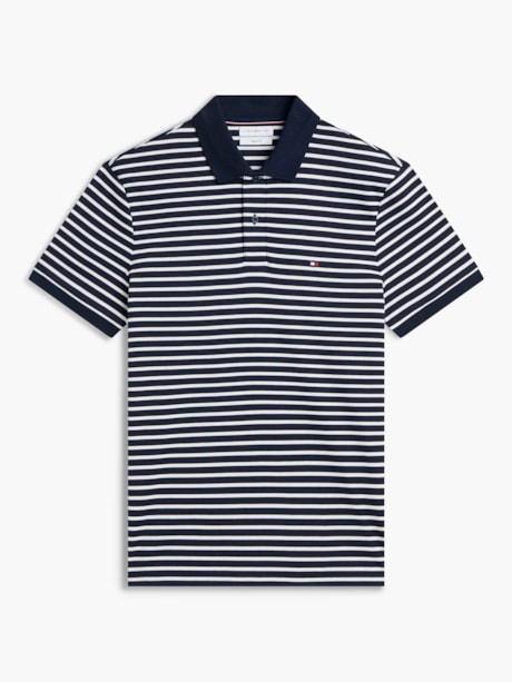 Polo de Modelagem Regular com Bordado da Bandeira