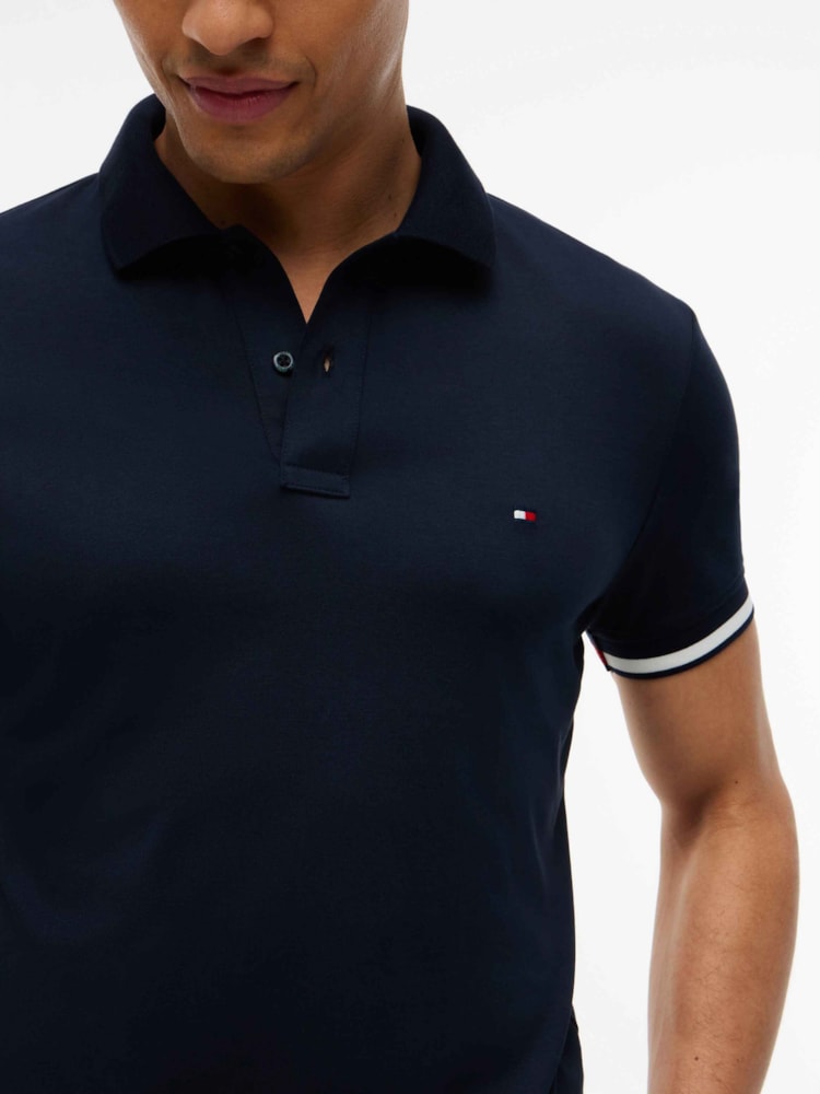Polo em Algodão Fluido Interlock Slim Fit