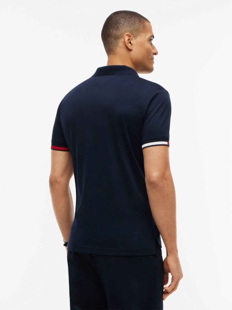 Polo em Algodão Fluido Interlock Slim Fit