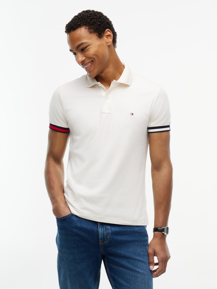 Polo em Algodão Fluido Interlock Slim Fit