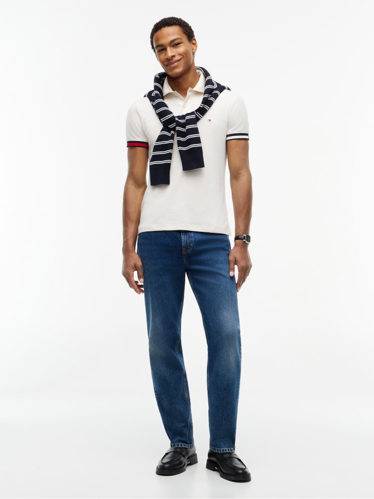 Polo em Algodão Fluido Interlock Slim Fit