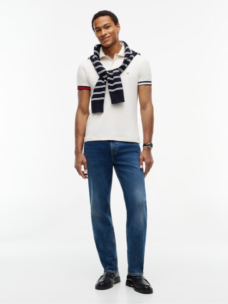 Polo em Algodão Fluido Interlock Slim Fit