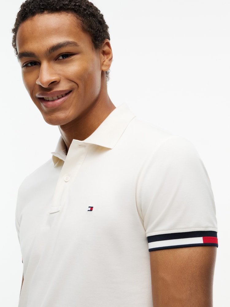 Polo em Algodão Fluido Interlock Slim Fit