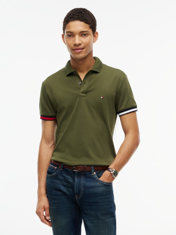 Polo em Algodão Fluido Interlock Slim Fit