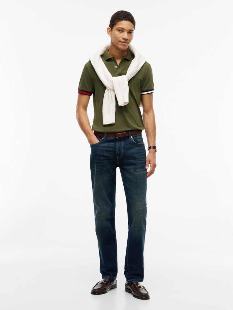 Polo em Algodão Fluido Interlock Slim Fit