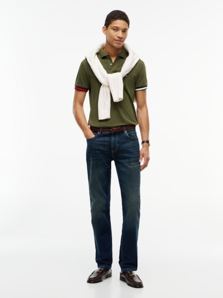 Polo em Algodão Fluido Interlock Slim Fit
