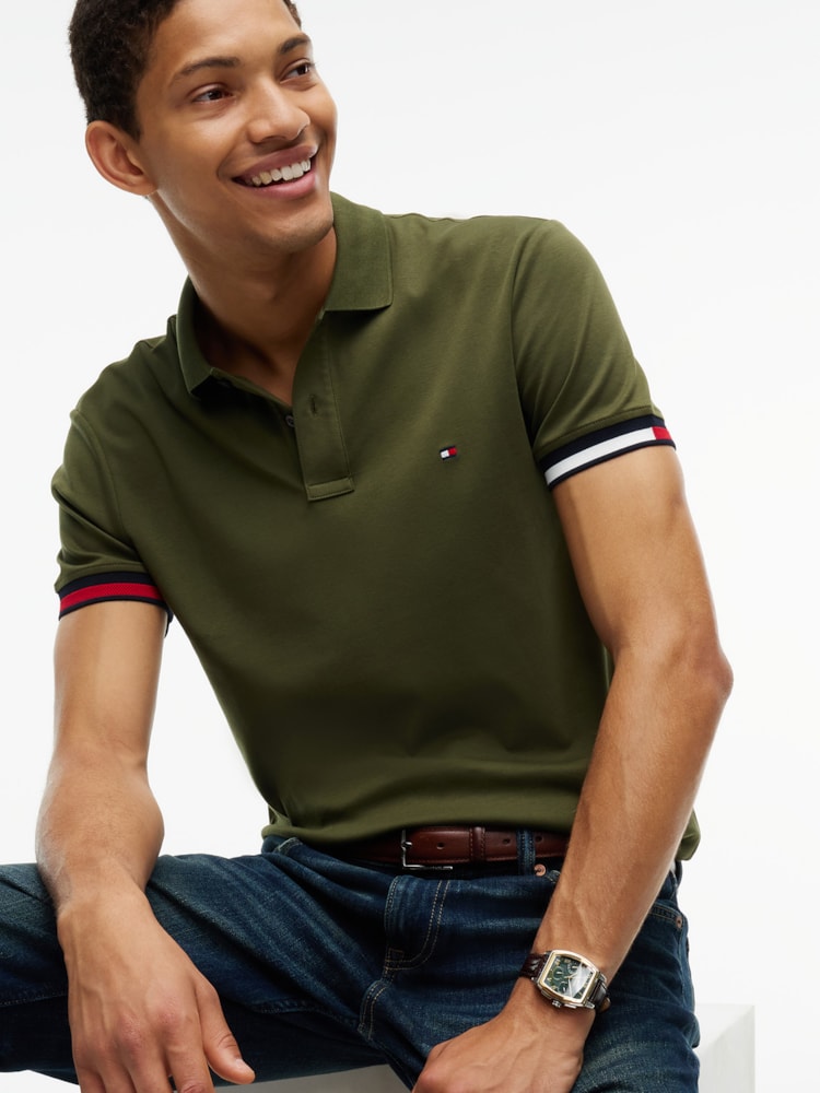 Polo em Algodão Fluido Interlock Slim Fit